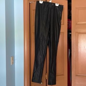 Revamped Faux Leather Pants